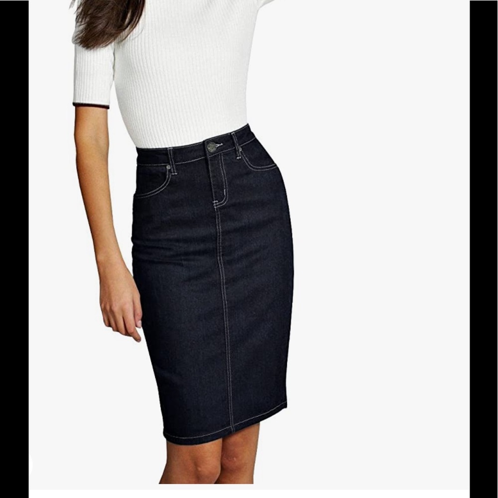 Lexi Jeans Denim Skirt Dark Wash